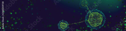 Clean vector background with dna plant and genetic plant structure