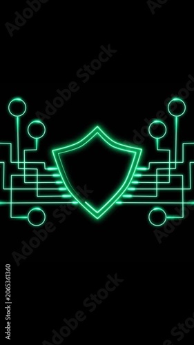 Digital Security Shield with Circuitry