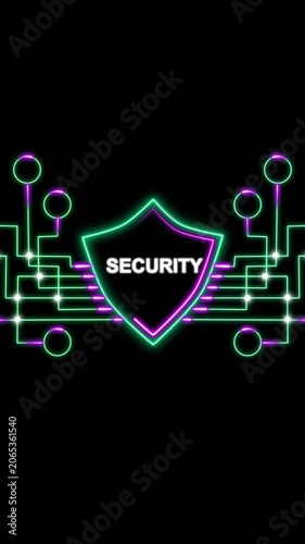 Cybersecurity Protection Shield Digital Concept