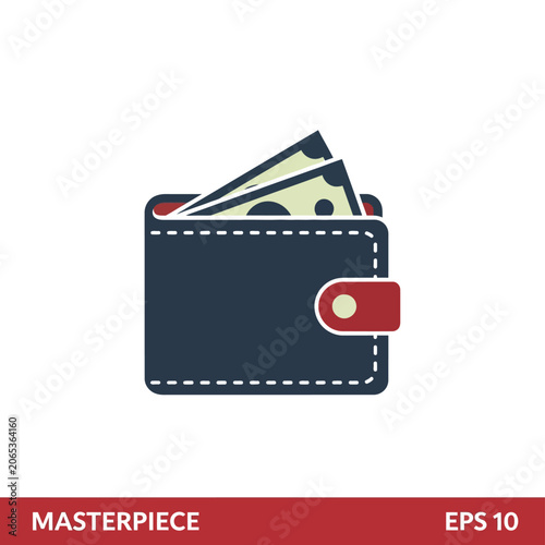 Wallet with Money - A Symbol of Finance and Wealth.