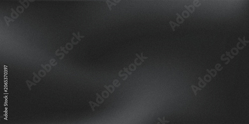 Fotografie Abstract black gradient background with a subtle grain texture effect