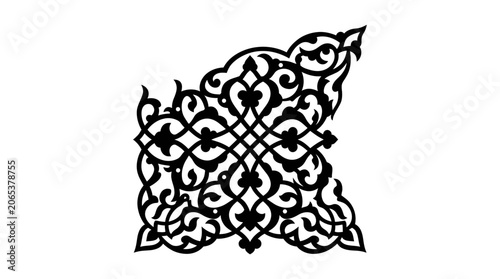 Intricate Arabic Calligraphy Design Pattern.