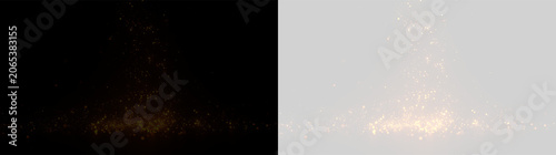 Vászonkép Sparks and fire appear against a clear background, creating a visible display of