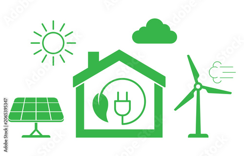 house green energy solar wind ic