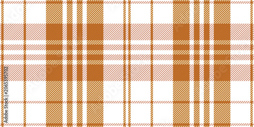 Photos Scottish tartan in a white and brown palette