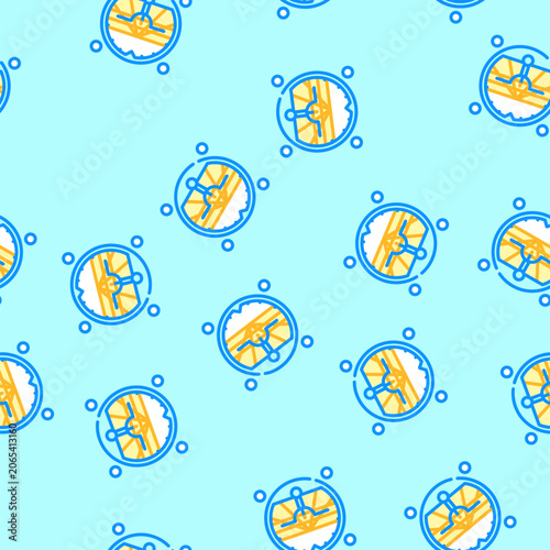 Fotografija aircraft instrumentation aeronautical engineer vector seamless pattern aircraft