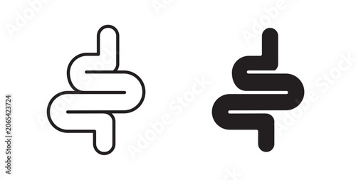 Gut icon for website, apps and UI.