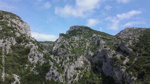 Scenic View of Gorges de Galamus Mountain Landscape