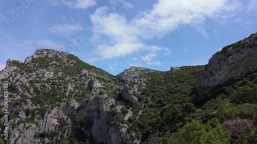 Scenic View of Gorges de Galamus Mountain Landscape