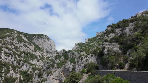 Scenic View of Gorges de Galamus Mountain Landscape