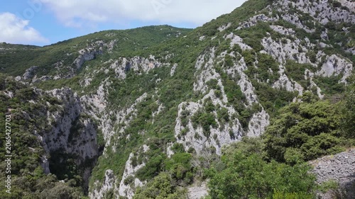 Scenic View of Gorges de Galamus Mountain Landscape