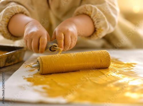 Child's Hands Painting