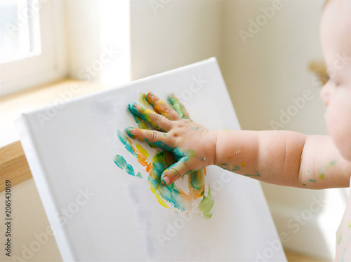 Child's Hands Painting
