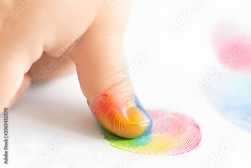 Child's Hands Painting