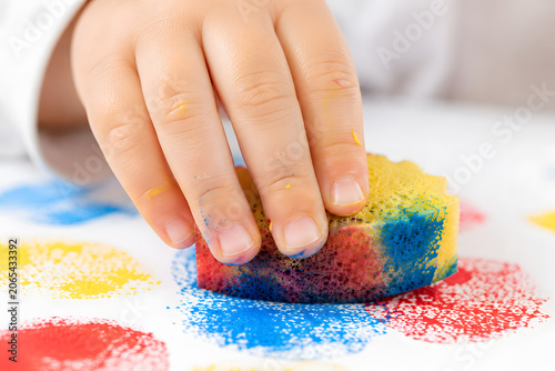 Child's Hands Painting