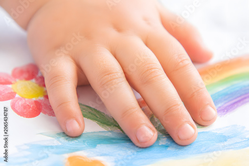 Child's Hands Painting
