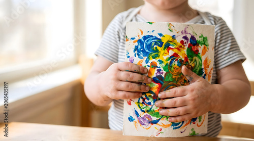 Child's Hands Painting