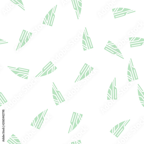 Tablou pe pânză high speed train glyph vector seamless pattern