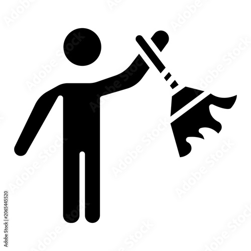 Wall Cleaning Icon