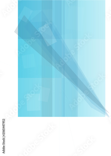 Transparent Glass Panel with Light Reflection.