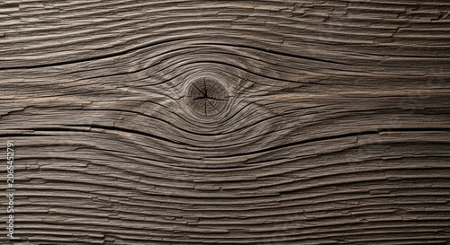Close-up of weathered wood grain texture with a prominent knot, showing natural patterns.