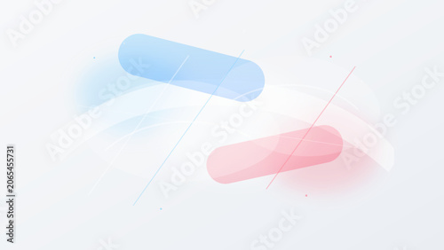 vector illustration of a medicine capsule