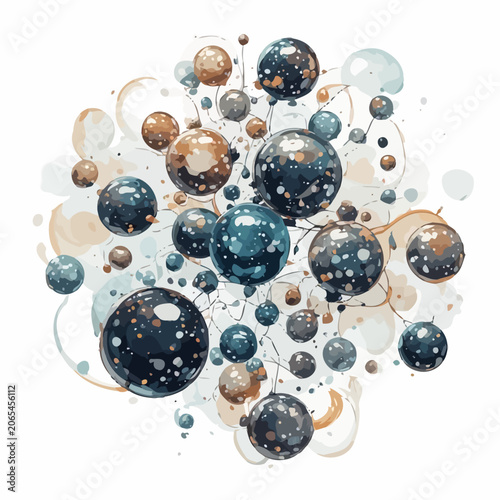 Abstract Bubble Design Painting Very Cool
