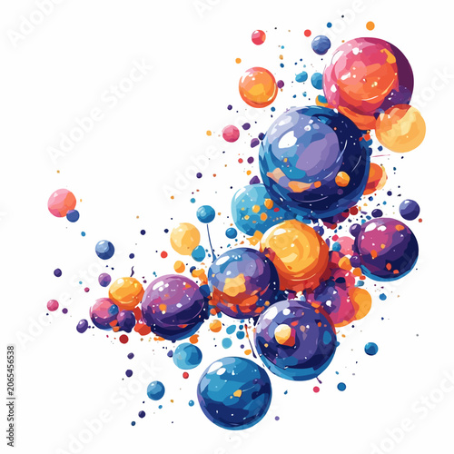 Abstract Bubble Design Painting Very Cool