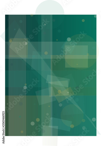 Abstract Green Textured Digital Art Pattern.