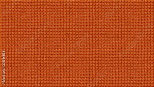 Tactile Dot Grid, Burnt Orange #CC5500, Linen Canvas, 8K Backdrop Graphic