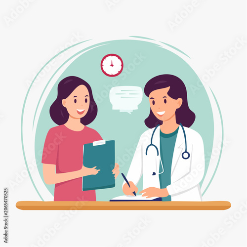 Doctor and Patient Consultation