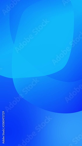 Vibrant blue abstract background with smooth gradient curves and shapes