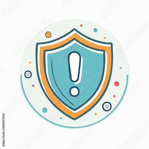 Shield with Exclamation Mark Icon