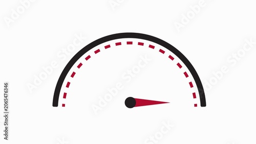 Speedometer Animation Dashboard Icon Motion