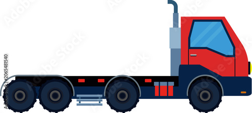 Obraz na plátně Tow truck icon design concept, Tow truck symbols vector illustration