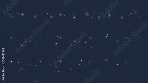 Photos Fluid wave formations dark blue vector illustration with scattered dots
