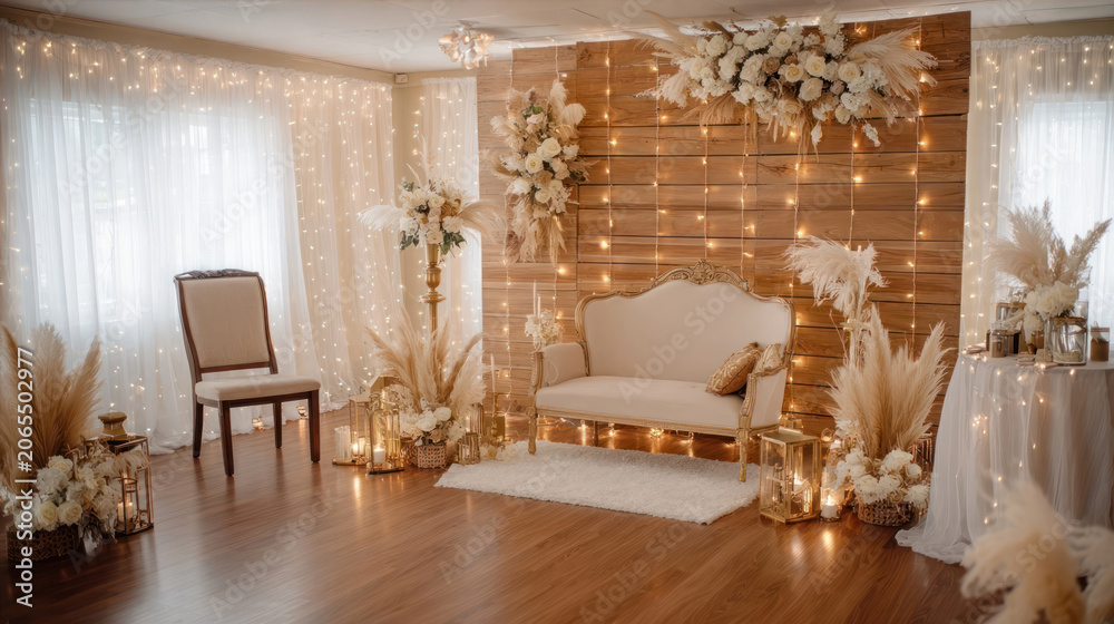 Fototapeta premium Romantic Seating Area