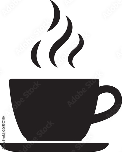Coffee Cup with Steam Icon