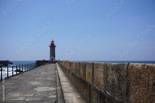 lighthouse on the coast porto