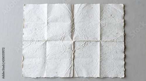 Cracked and weathered concrete wall with distinct grid pattern