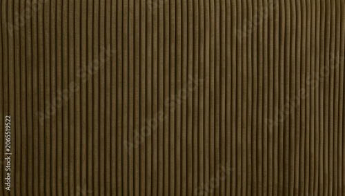 Textured khaki corduroy fabric with velveteen ridges for elegant furniture wallpaper