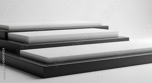 Stacked modern minimalist tablet devices