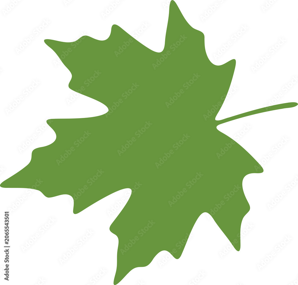Naklejka premium Leaf, petal, and stem illustration
