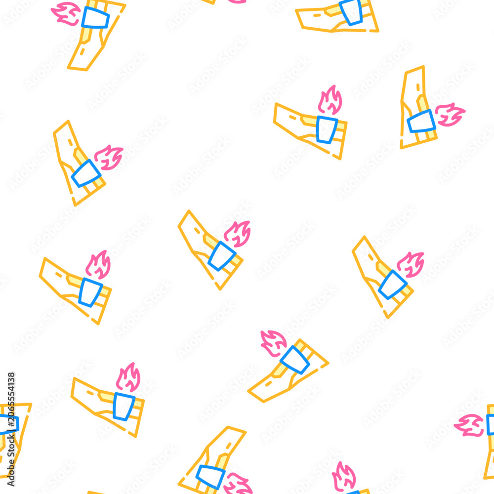 Naklejka premium techno wing vector seamless pattern techno wing sign illustration