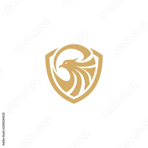 Golden Eagle Crest A Symbol of Strength and Protection.