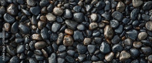 Polished pebble texture bac...