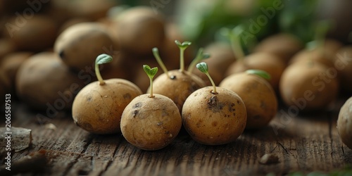 Potato chitting process hig...