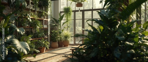 spacious living area decora...