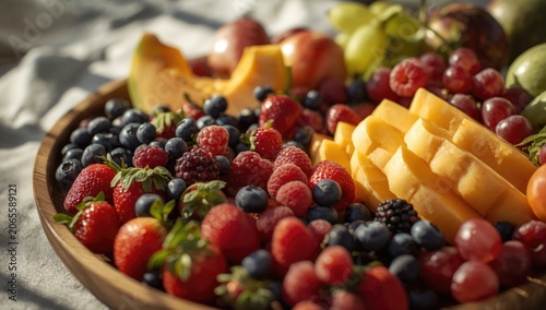Summer breakfast tray loade...