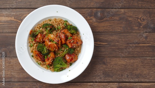 Chicken and broccoli stir-f...